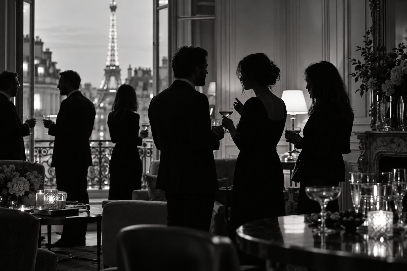 Rencontres au sein d’un salon parisien